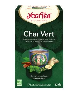 Green Chai - Ayurvedic Infusion BIO, 17 sachets